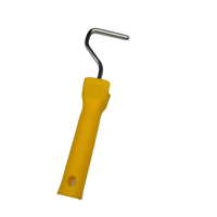 Rouleau à peinture économique 2 en 1 avec manche en plastique jaune de 5 cm, prix direct usine, sans connexion filetée