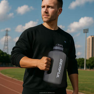 2200Ml Bpa-Vrije Pp Plastic Waterfles Met Stro-Type Voor Gymsporten En Buitenactiviteiten - Product Image 6