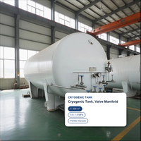 Réservoir de stockage cryogénique de CO2 d'occasion, à double paroi, sous pression, certifié ASME, 15 m, pour raffinerie pétrochimique de Bahreïn (GCC)