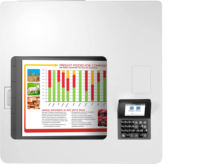Imprimante laser couleur monofonction automatique recto-verso Enterprise M554dn avec interface USB et format de papier A4 max.