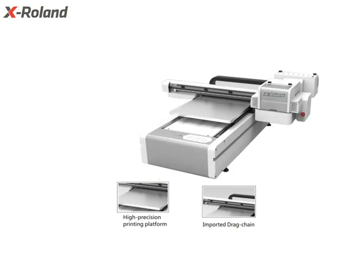 Hoge Kwaliteit Afdrukken Machine XL-6090 EP3200 XP600 XAAR1201 Flatbed Printer Nieuwe Technologie Machine
