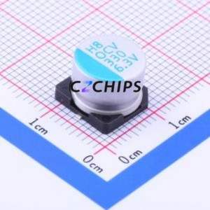 Condensateur solide OCV331M0JTR-1008 SMD, D10xL7.7mm (Capacité : 330uF) (Précision : 20%) Tension nominale : 6.3V - Product Image 1