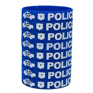 Bracelets en silicone pour enfants, motif dessin animé bleu, pour fêtes et événements, étanches et décoratifs - Product Image 3
