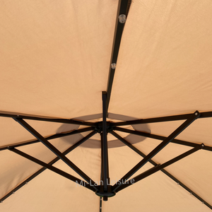 Parasol suspendu pliable traditionnel en acier, imperméable, avec tissu en polyester pour hôtel, patio, piscine et jardin DC- - Product Image 4