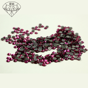 Mayorista A.S.F.A. 111 fucsia Hotfix diamantes de imitación cristal Flatback cristales a granel de alta calidad para ropa DIY - Product Image 5