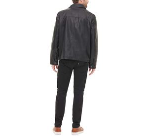 Veste en cuir personnalisée de haute qualité pour hommes, élégante, durable, en cuir véritable, vêtements d'extérieur, veste de mode streetwear OEM pour hommes - Product Image 4