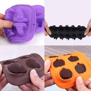 DIY Baking <strong>Mold</strong> Silicone Candy <strong>Mold</strong> Halloween Cookie Chocolate <strong>Mold</strong> With Skeleton <strong>Pumpkin</strong> Bat &amp; Witch Hat - Product Image 5