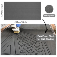 Revêtement de pont de bateau personnalisé KT GuoMei CNC en mousse EVA à motif diamant, imitation teck, revêtement de pont marin, revêtement de sol pour bateau