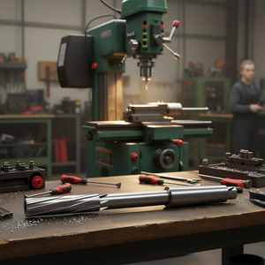 Escariador de Precisión Fervi para Trabajos de Metalurgia, Herramienta para Perforación y Mandrinado - Product Image 3