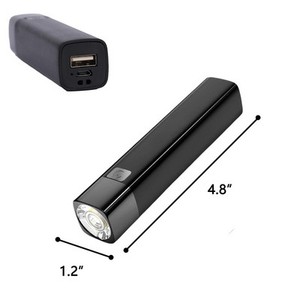 Cargador Portátil 2 en 1 Recargable por USB de 1200mAh, de Buena Calidad, para Exteriores, con Linterna, Producto Promocional, Venta al Por Mayor - Product Image 3