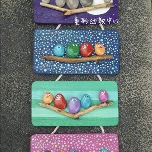 Diy Hand Painted <b>Pebbles</b> Figurine Stone <b>Crafts</b> For Home Decoration 5 7cm Black <b>Pebbles</b> Weighing About 2 Jins - Product Image 2