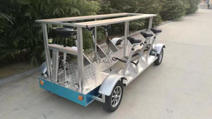2025 multifunción mejor coche eléctrico de 13 asientos para turismo para el servicio de transporte de resorts y camión de cerveza de fiesta de amigos - Product Image 4