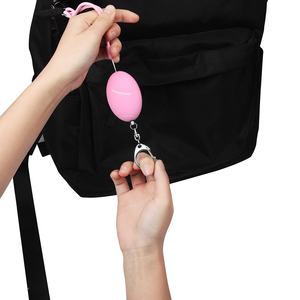 Alarme personnelle féminine MEINOE en forme de cœur 125 dB – Porte-clés d'activation pour signal d'urgence et dissuasion des agresseurs - Product Image 2