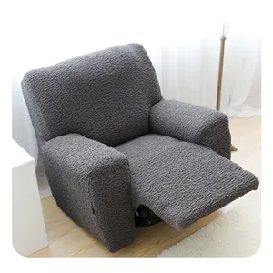 Möbels chutz Grau Wasch bar Stretch Recliner Schon bezug Soft Fitted Recliner Sofa Couch bezug