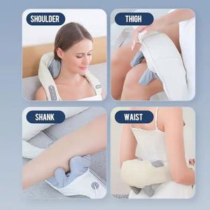 เครื่องนวดเนื้อเยื่อลึกแบบไร้สาย TAHATH 4D พร้อมระบบทำความร้อน สำหรับนวดคอ บ่า ไหล่ แบบแฮนด์ฟรี - Product Image 5