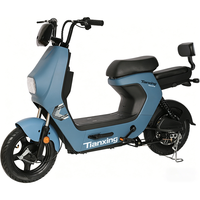 Scooter électrique 500W 10 pouces pour adulte, 48V 60V, avec frein à tambour avant et arrière, compteur LED et suspension hydraulique