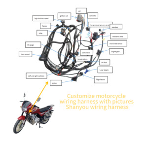 Produsen Kabel Harness Kustom, Kabel Harness Har, Kabel Harness Kustom, Berbagai Kabel Harness Sepeda Motor yang Dapat Disesuaikan - Product Image 2
