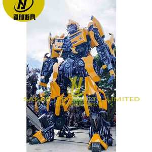 Sculpture de robot géant en métal de fer pour extérieur, personnalisée, 8M 6M, moderne, en acier inoxydable diamanté, statues de Transformers Megatrons - Product Image 4