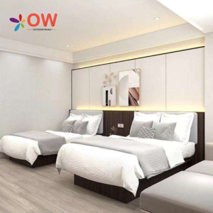 Juego de Muebles de Dormitorio de Madera de Lujo Moderno, Directo de Fábrica en China, para Uso en Apartamentos, Muebles Comerciales Personalizados en Venta - Product Image 3