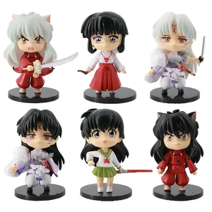 Set de 6 Figuras de Acción de Anime <span class=keywords><strong>Inuyasha</strong></span>, Muñecos de PVC de 9 cm con Diseño de Yaksha - Product Image 2