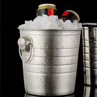 Ventes directes du fabricant Design classique Bar extérieur en métal Baril de vin de haute qualité 3L Visage humain Singe Double anneau Parties de glace