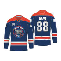 Maillot de hockey sur glace personnalisé Roiifiy, uniforme entièrement imprimé par sublimation, respirant, léger, logo personnalisé, nom, numéro, pour hommes, jeunes, entraînement