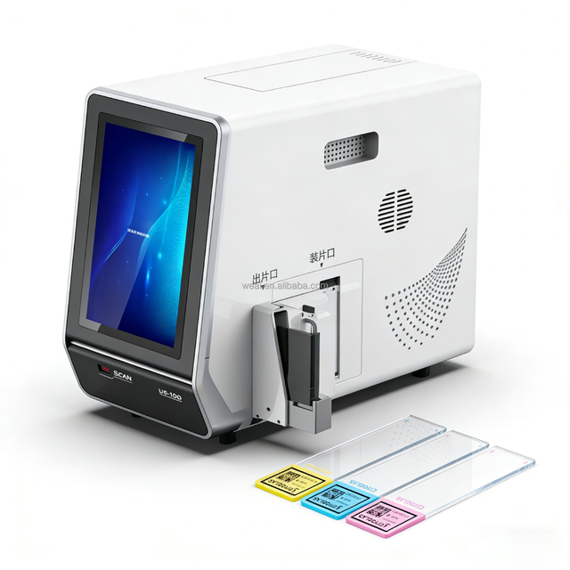 WEIAI Automatic Barcode Printing Glass Slide Marking Machine Hospital Lab Specimen Histology Pathology UV Laser Slide Printer