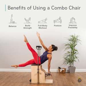 Chaise Wunda classique en érable pour Pilates, équipement d'exercice pour entraînement complet du corps, résistance, maison, salle de sport, studio - Product Image 3