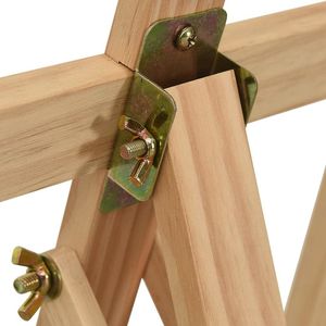 W2B VidaXL massello cavalletto in legno di pino 21.1x37.4x50.0 "per la pittura e la visualizzazione - Product Image 6