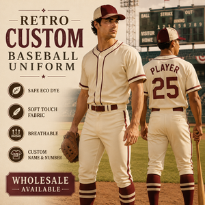 Fabricant de vêtements de baseball sur mesure |   Commandes d'équipes et vente en gros : Maillots imprimés, pantalons et casquettes de baseball - Product Image 2