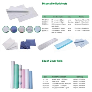 Màu Hồng dùng một lần trải giường CuộN mỹ phẩm Trải Giường không thấm nước Spa tấm CuộN bệnh viện massage giấy tờ cuộn cho bảng Thi - Product Image 2