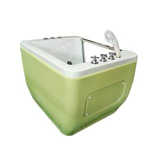 Bain à remous à bulles d'ozone pour bébé <span class=keywords><strong>Baignoire</strong></span> intérieure à LED vortex à température constante avec chaleur de douche - Product Image 5