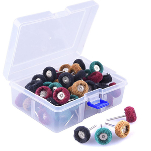 Kit de Ruedas Abrasivas Rotatorias para <span class=keywords><strong>Pulir</strong></span> y Acabado de Metales para Herramienta <span class=keywords><strong>Dremel</strong></span> OEM 80 # -800 #   Garantía de 3 Años de Grit - Product Image 6