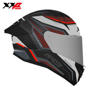Casques de moto intégraux NEUFS avec grand spoiler, double visière, boucle à dégagement rapide, taille XXL, VINDICATOR SPIKE DOT ABS, toutes saisons - Product Image 5
