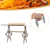 Neuer Edelstahl Hoch-Niedrig-Bar-Schaufelrahmen-Hebeclip mit Rahmenhalterung für Bienenstockrahmenverbinder – Großhandel für Imkereibedarf