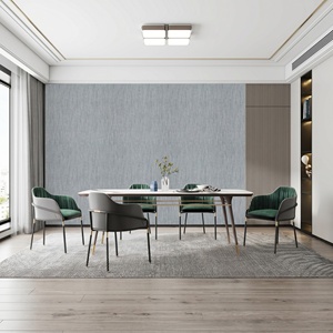 Revêtement mural en tissu uni non tissé avec support non tissé 166g/m² teint en fil pour murs intérieurs résidentiels et commerciaux # 102 - Product Image 2