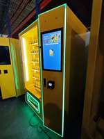 Distributeur automatique de boissons froides et de snacks, ouvert 24h/24
