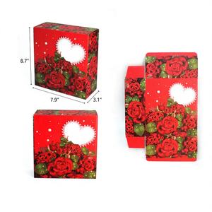 Caja de Regalo para el Día de San Valentín, 7.9X5.7X3.1 Pulgadas, Impresión Digital en Papel, Expresando Amor - Product Image 1