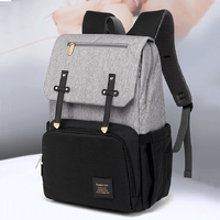 Sac à dos à langer personnalisé avec logo pour maman, vente en gros, grande capacité, isotherme, pour usage quotidien et extérieur