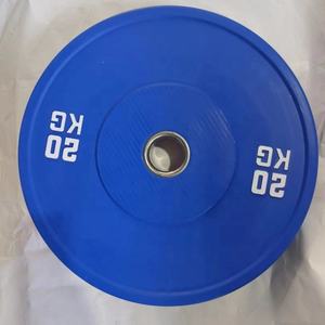 Ensemble de plaques de poids en caoutchouc pour la musculation, le <span class=keywords><strong>crossfit</strong></span> et l'entraînement en salle de sport - Product Image 1