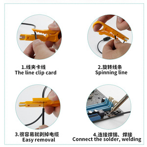 Digital Display Soldering Iron Set 80W Adjustable Temperature Repair <b>Tool</b> Kit 15 Piece Industrial Use - Product Image 3