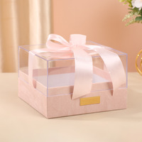 YZ Papierboxen Maßgefertigte Luxuriöse Transparente Acryl-Geschenkbox für Luxus-Kerzenmarken Großpackung Als Premium-Verpackungsbox Geschenk
