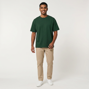 Camiseta Extra Grande de Alta Calidad, Camiseta Lisa con Logotipo Personalizado, Camiseta de Hombre con Hombros Caídos - Product Image 1