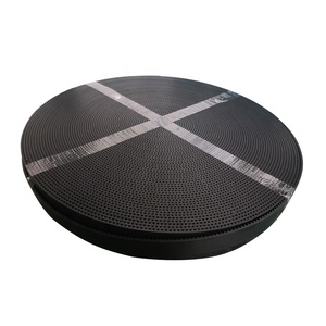 <span class=keywords><strong>Courroie</strong></span> <span class=keywords><strong>dentée</strong></span> PU 5M noire pour machine à broder avec fil d'acier - Product Image 3