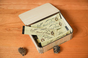 סיטונאי לוגו מותאם אישית תיבת עץ נמר הדפס נס דבש תוספת האנרגיה של גברים - Product Image 4