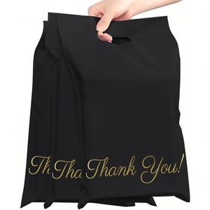 Sacs d'expédition en polyéthylène avec poignée et bande adhésive pour petites entreprises, fournitures d'expédition, cadeaux pour propriétaires - Product Image 2