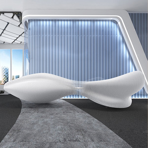 Bureau de réception moderne blanc pour salon de manucure, bureau de réception de réception <span class=keywords><strong>mobile</strong></span> haut de gamme - Product Image 6