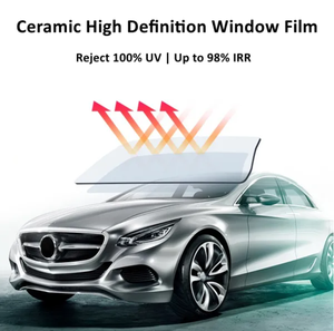 Dễ dàng cài đặt cửa sổ xe <span class=keywords><strong>Tint</strong></span> 100% uvr có thể tháo rời Nano gốm năng lượng mặt trời cửa sổ phim cho xe - Product Image 5