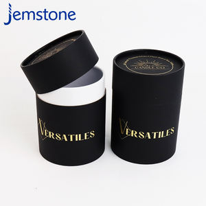 Recycled Cosmetic Bottles Customized Size Gold Foil Embossed Custom Logo Design Four-Color Printing UV Paper Tube - Product Image 5