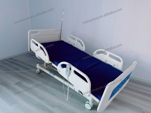 Заводская 5-функциональная регулируемая кровать для пациентов ICU, стальная трехкратная моторизованная медицинская Больничная койка, цена - Product Image 4